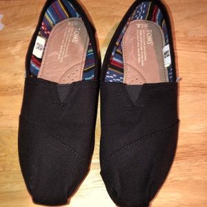 Toms Black on Black Alpargata